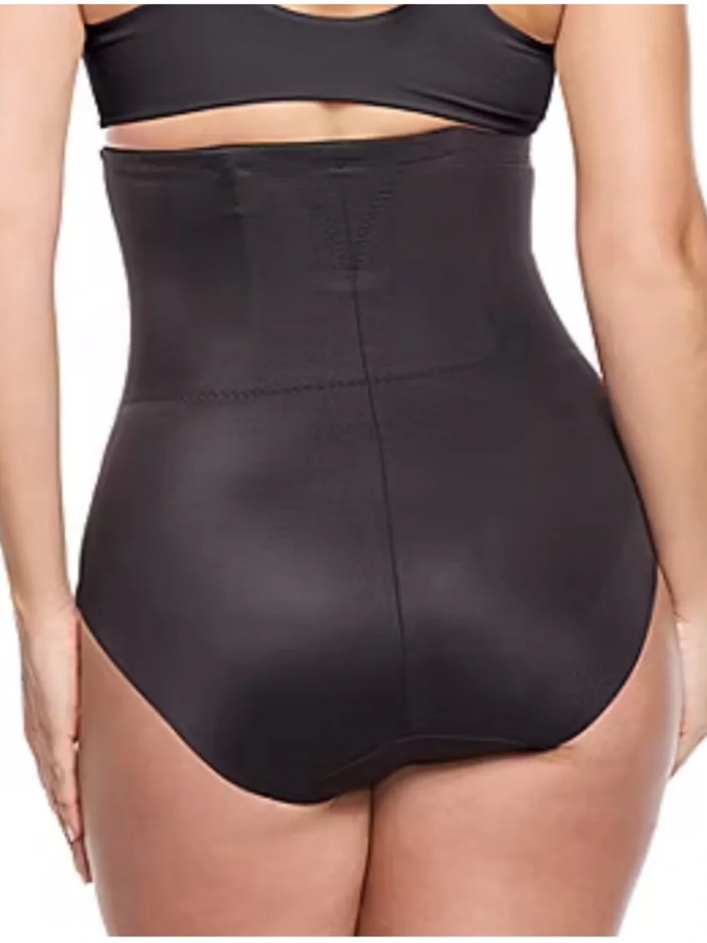 Black Shapewear Ambrielle Wonderful Edge® Back Magic® High-Waist Control Briefs